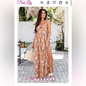 Brand new maxi dress from pink lily
